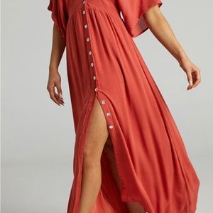 Showpo maxi dress with button details